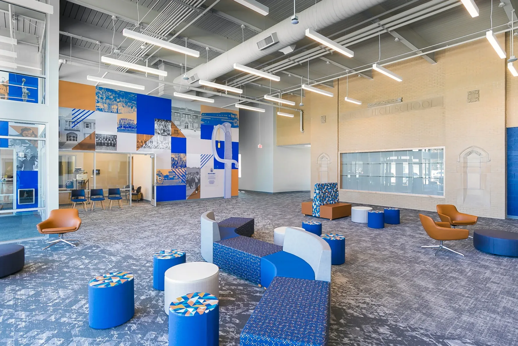 Montezuma Elementary and South Gray High School constructed by McCownGordon Construction.