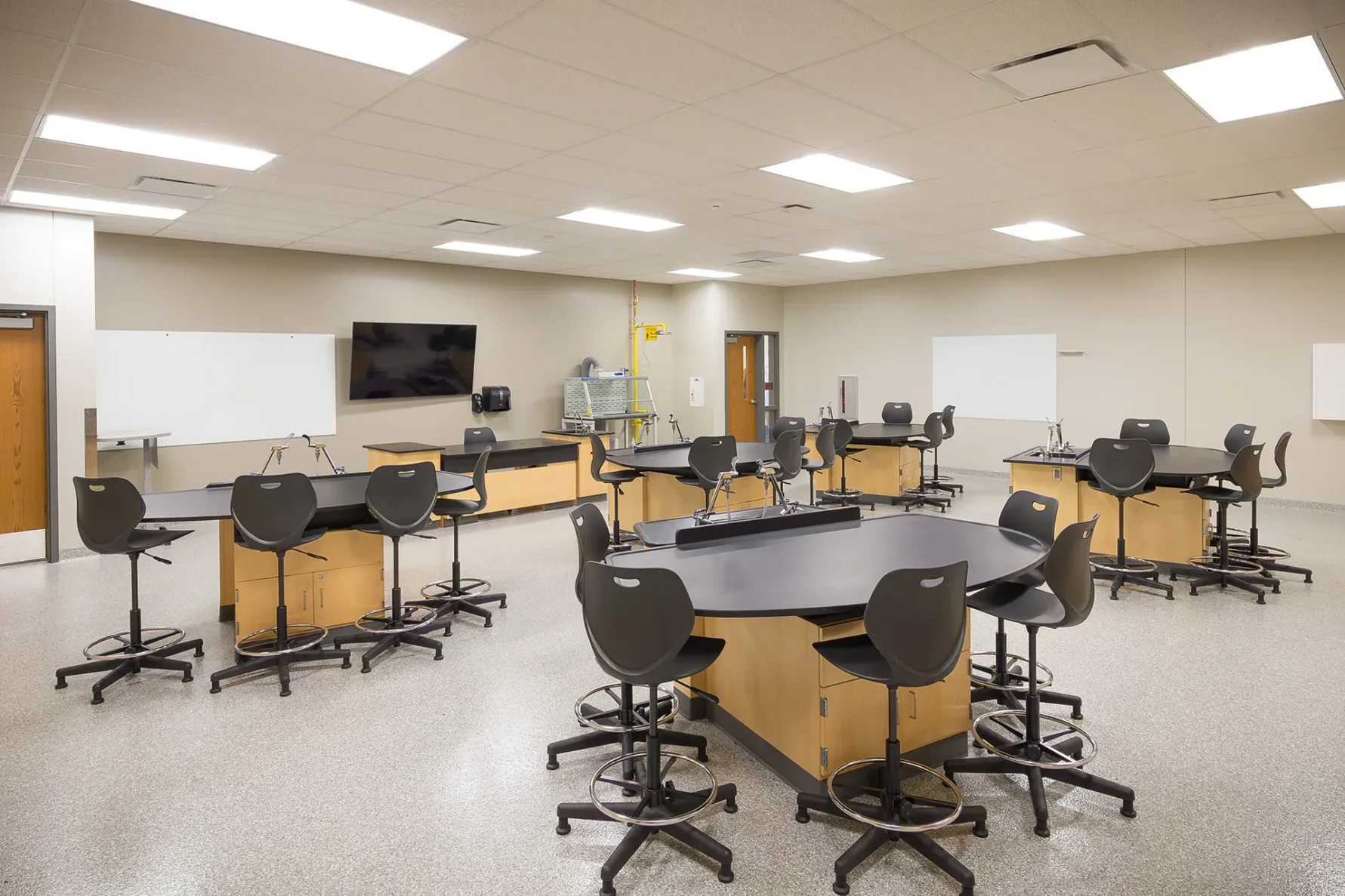 Science labs at Emporia Middle School constructed by McCownGordon Construction.