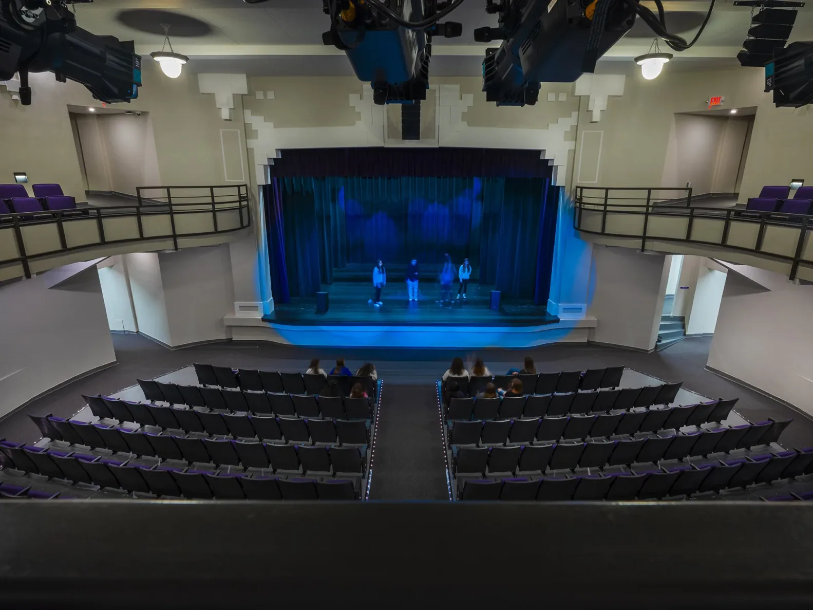 The performing arts center at Pittsburg Community Middle School.