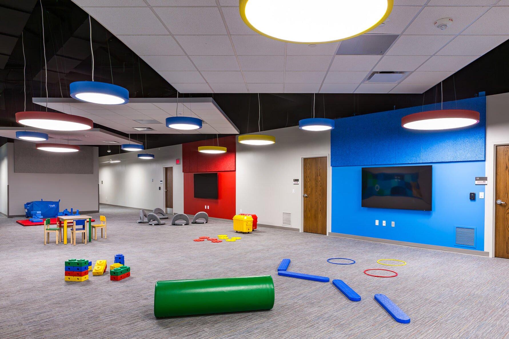 Interior shot at Great Bend Little Panthers Preschool built by McCownGordon Construction.