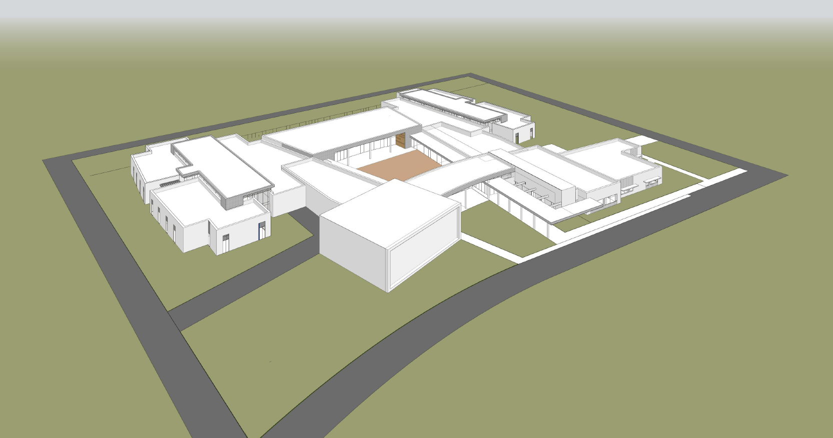 A 3d Model of the new Early Childhood Center at Northwest ISD