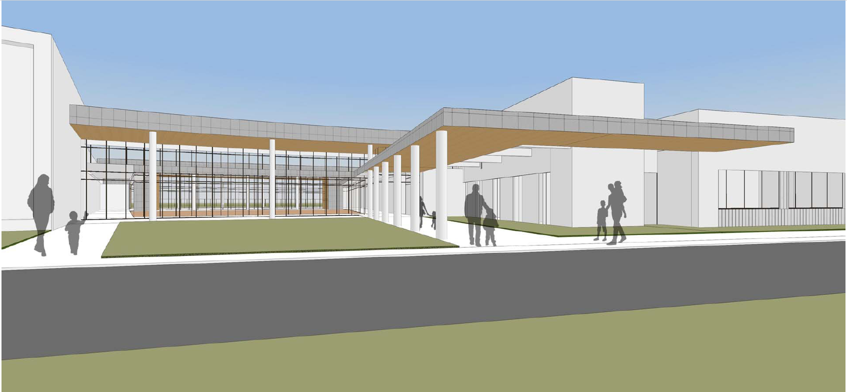 A 3d Model of the new Early Childhood Center at Northwest ISD