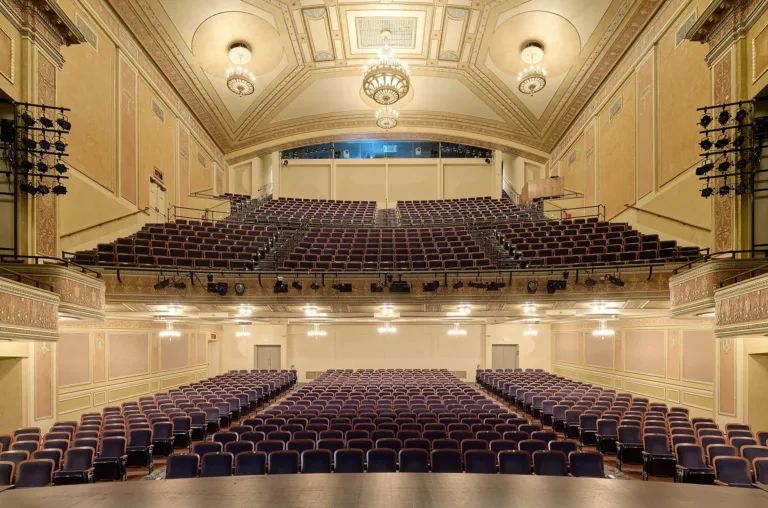 Folly Theater from the stage looking to the audience
