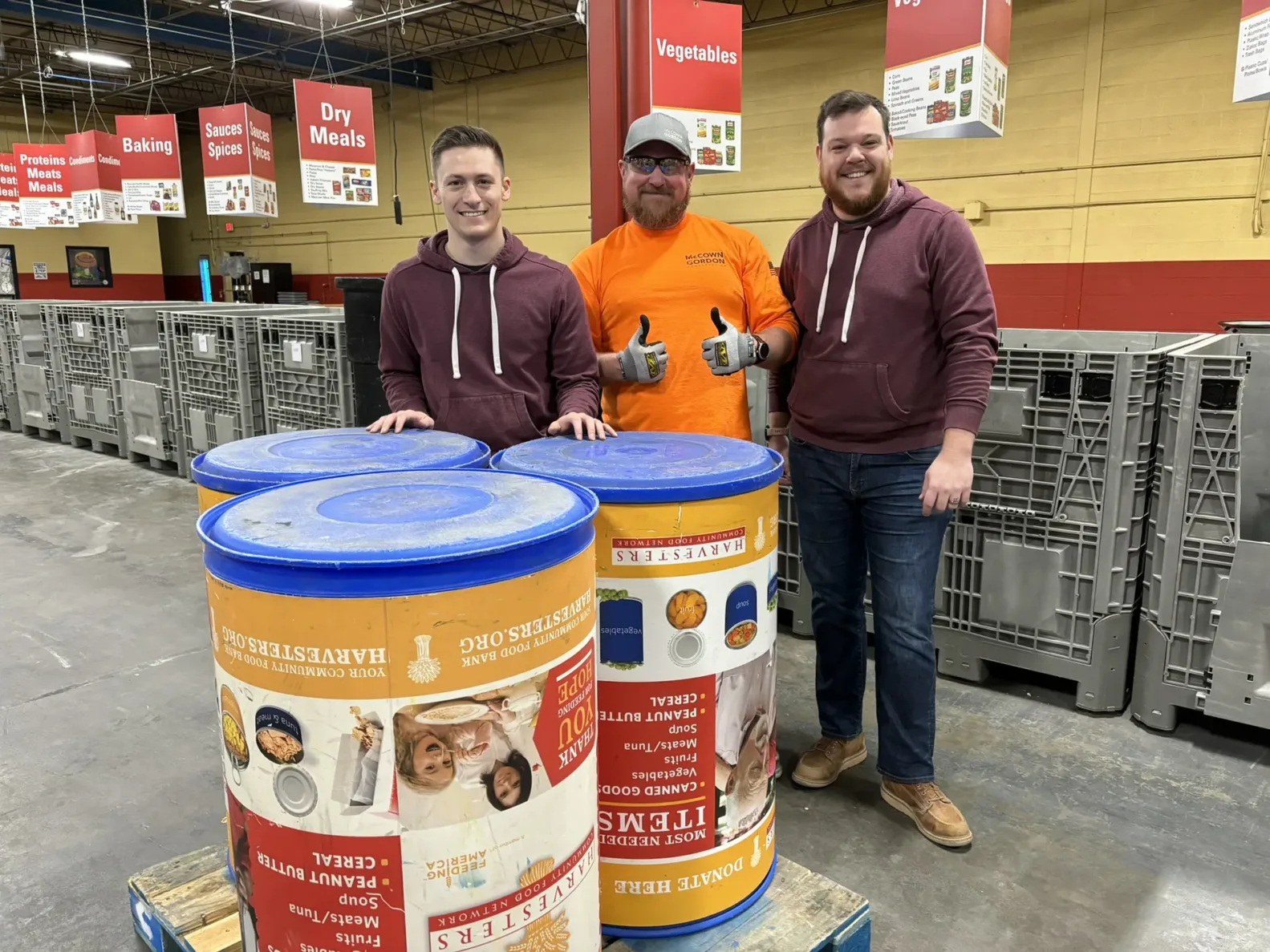 McCownGordon associates volunteering at Harvesters