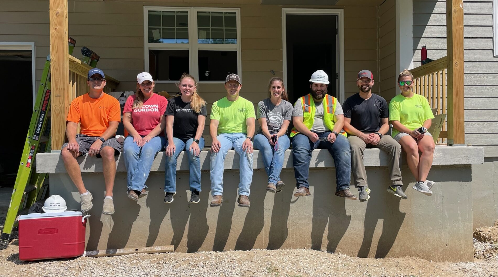 McCownGordon Construction associates volunteering at Habitat for Humanity