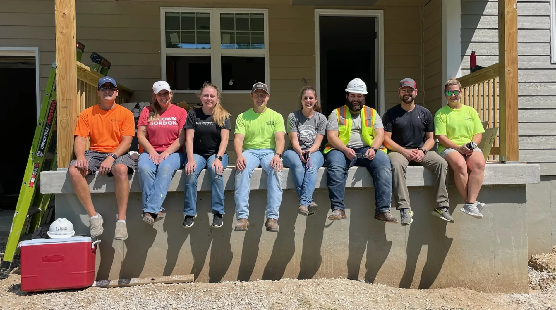 McCownGordon Construction associates volunteering at Habitat for Humanity
