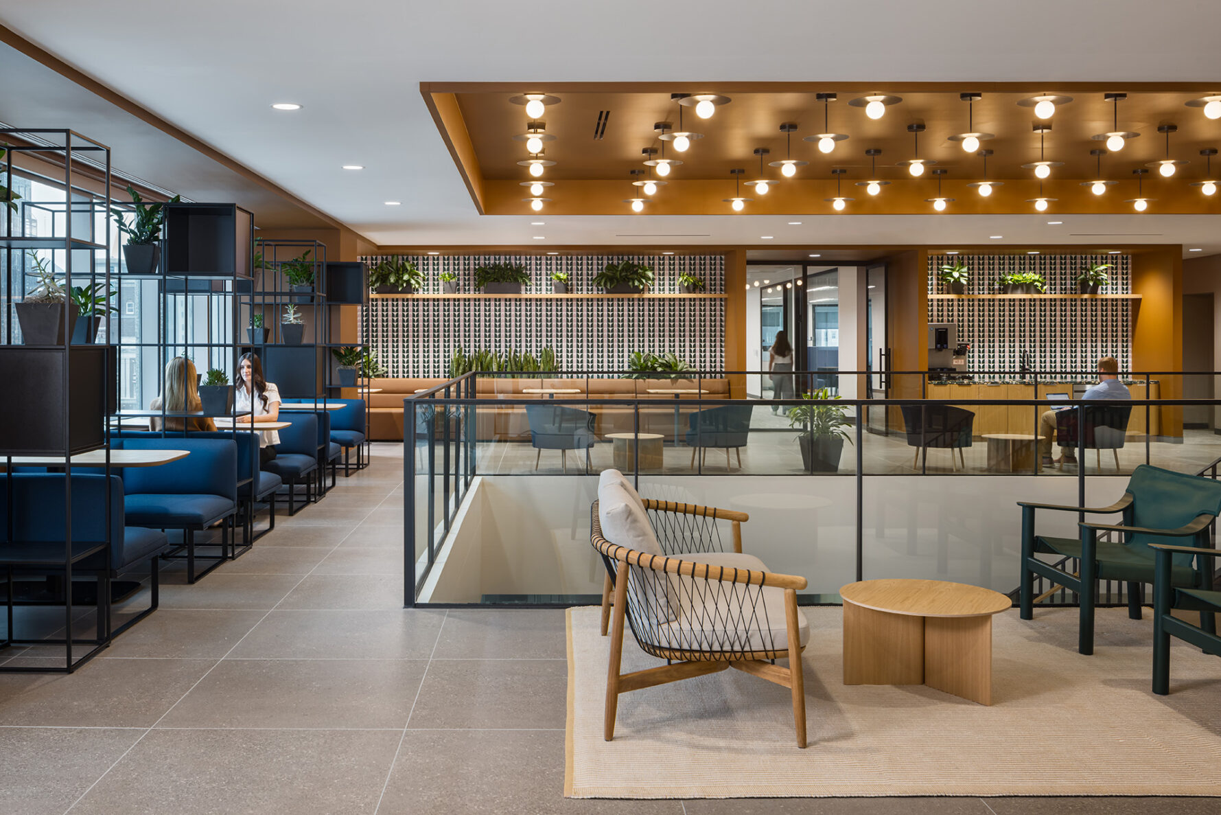 Lobby area at NAIC Corporate office, remodeled by McCownGordon