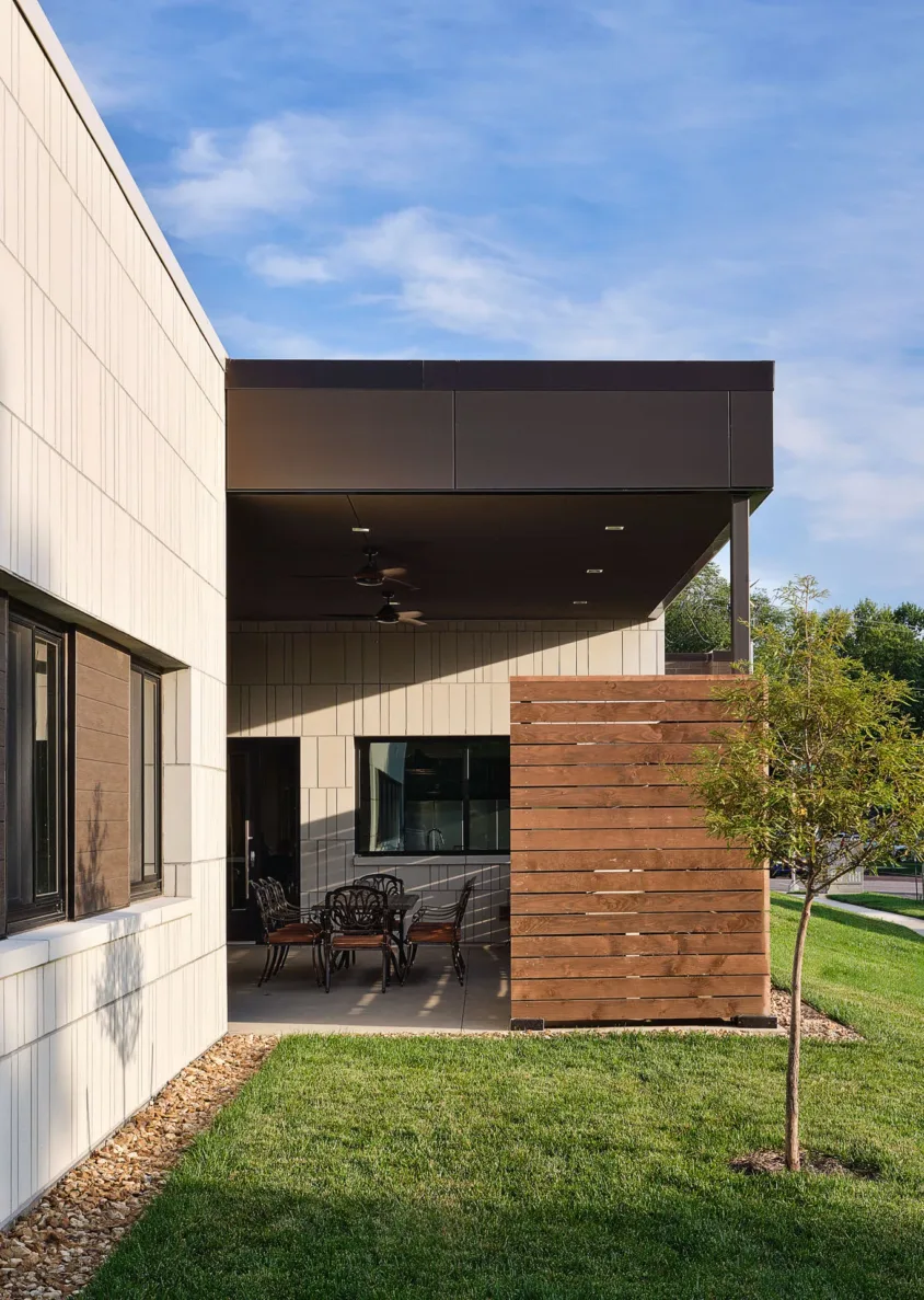 Overland Park Fire Station #41 outdoor patio