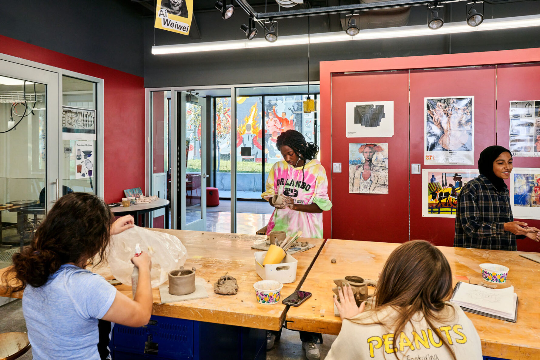 Lawrence High art room