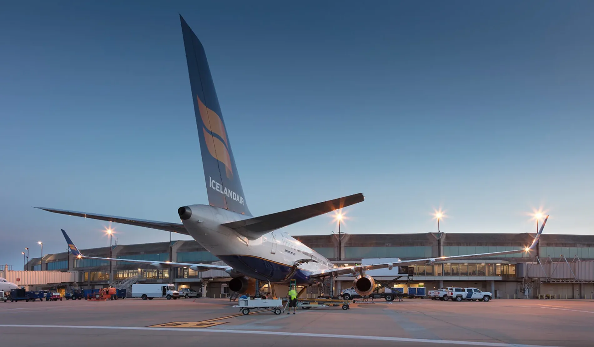 airplane on tarmac