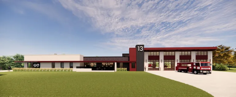 Rendering of Johnson County Sunflower Fire Station