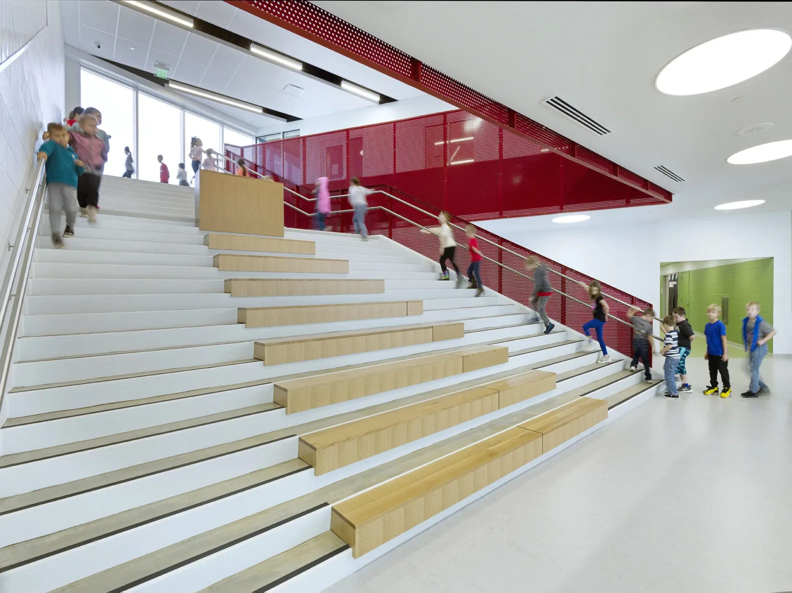 Weber Elementary - Nevada R-V Schools MO - learning stairs
