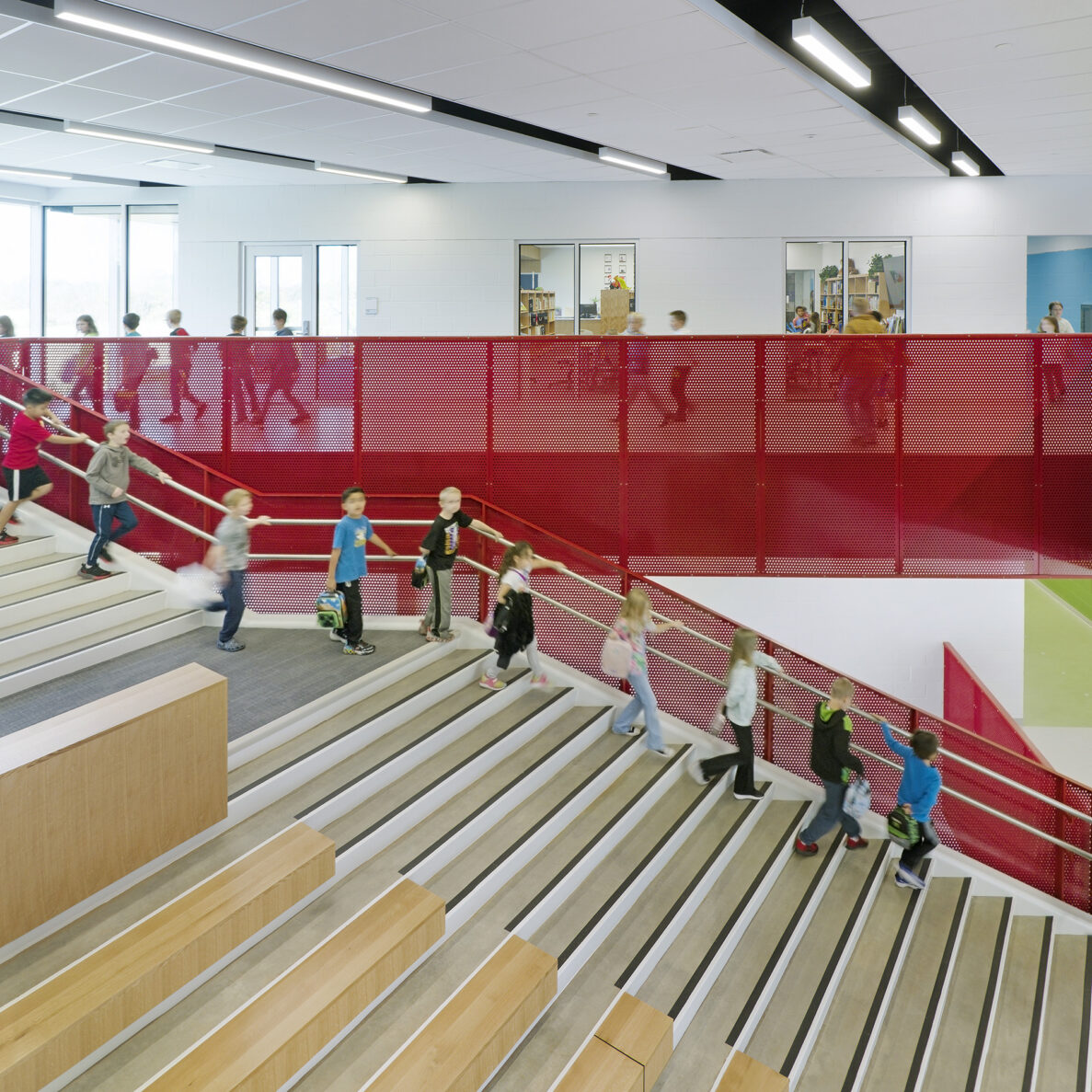 Weber Elementary - Nevada R-V Schools MO - learning stairs