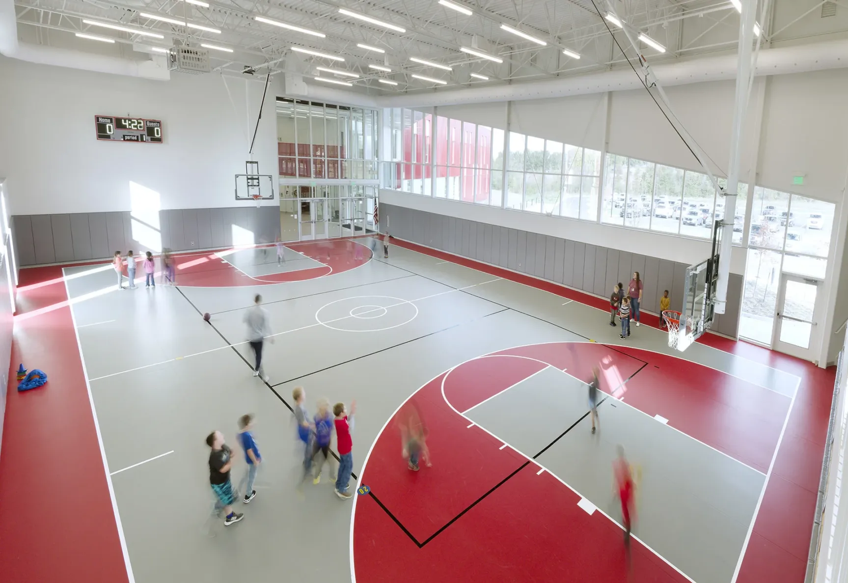 Weber Elementary - Nevada R-V Schools MO - gym