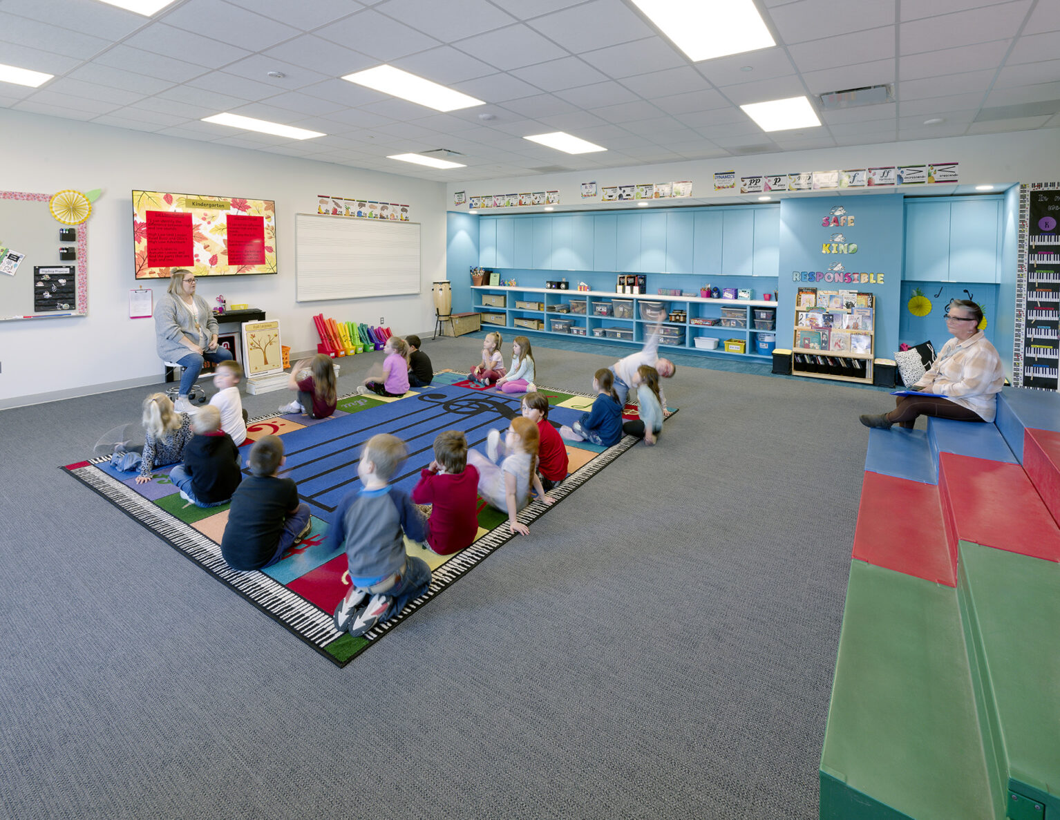Weber Elementary - Nevada R-V Schools MO - music room