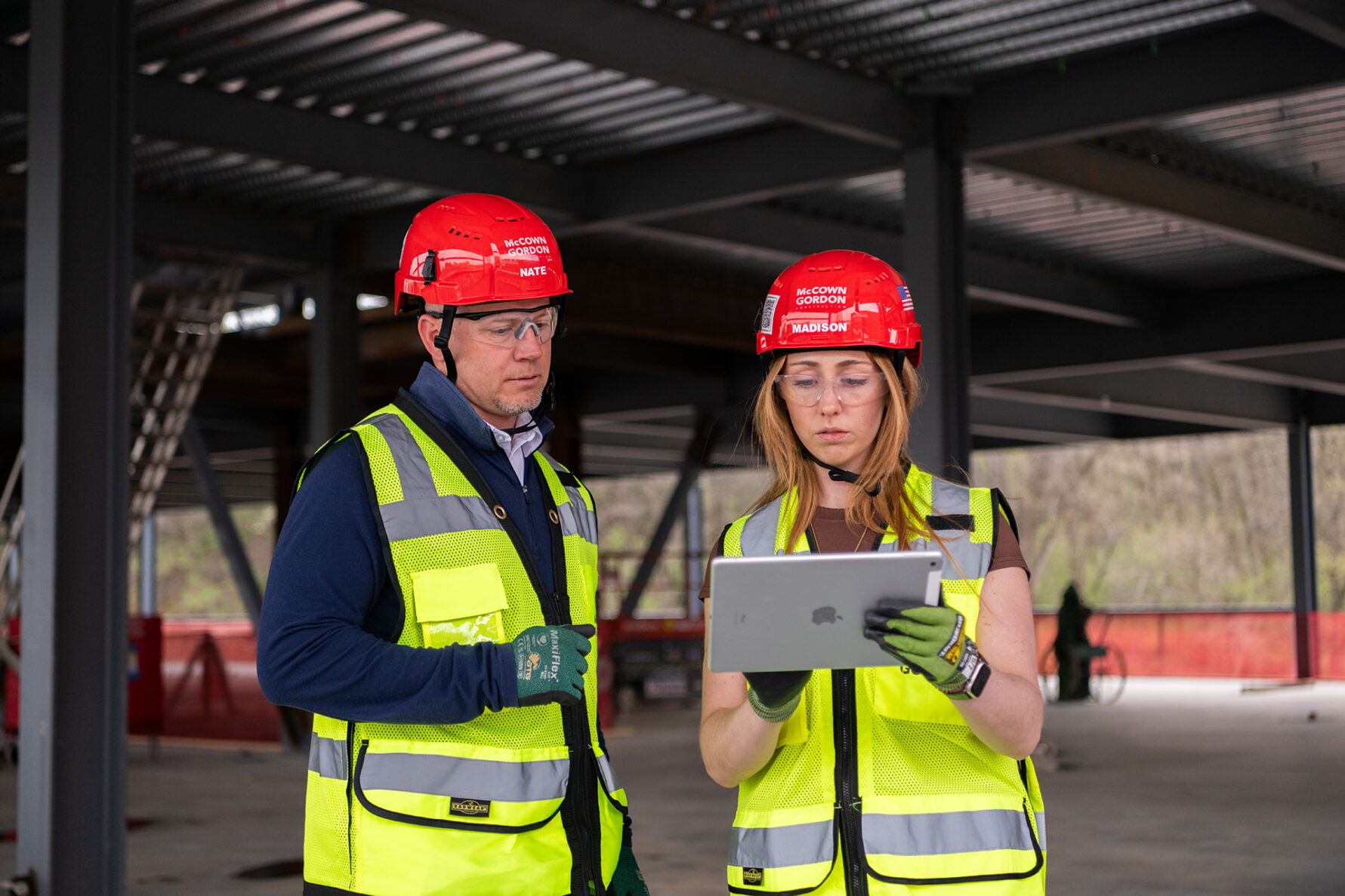 McCownGordon associates collaborating on site.