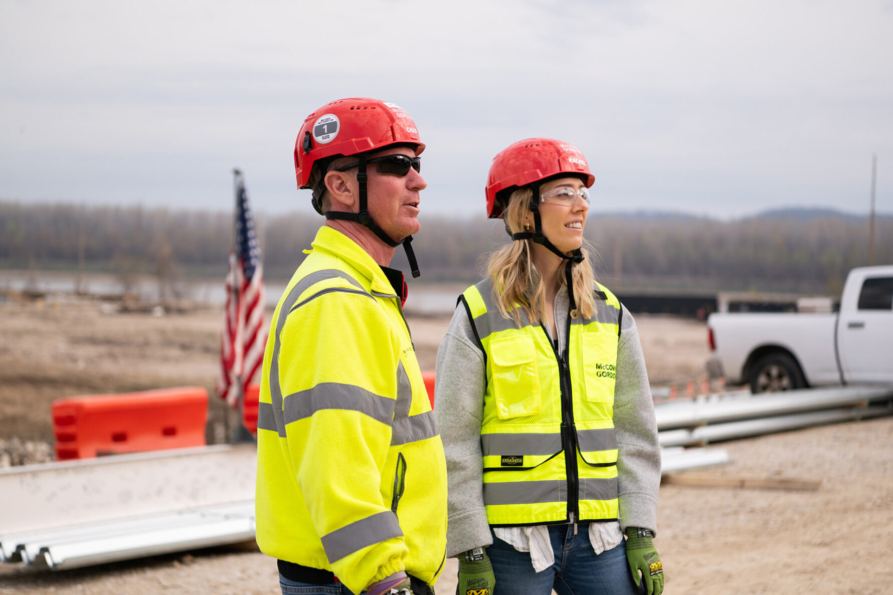 McCownGordon associates looking at jobsite.