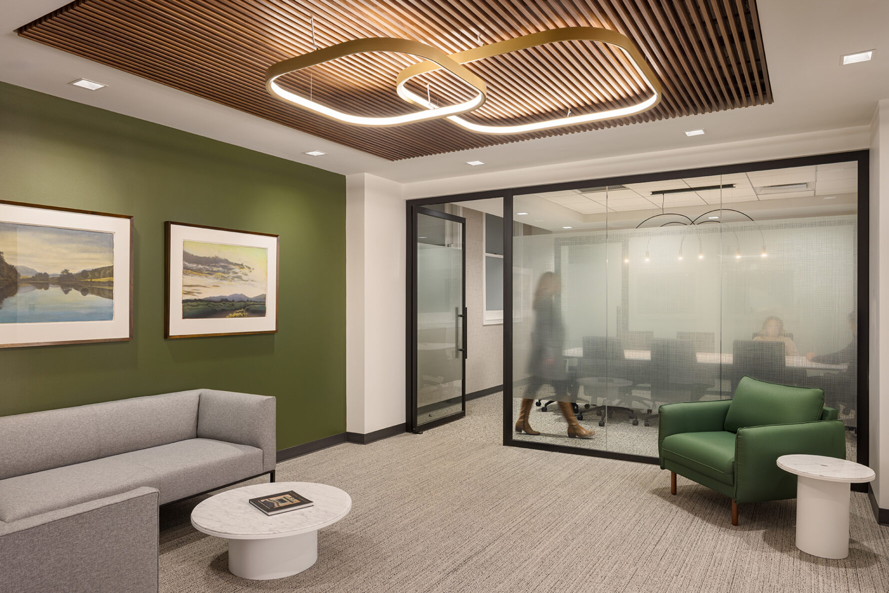 Collaboration area at Commerce Bank