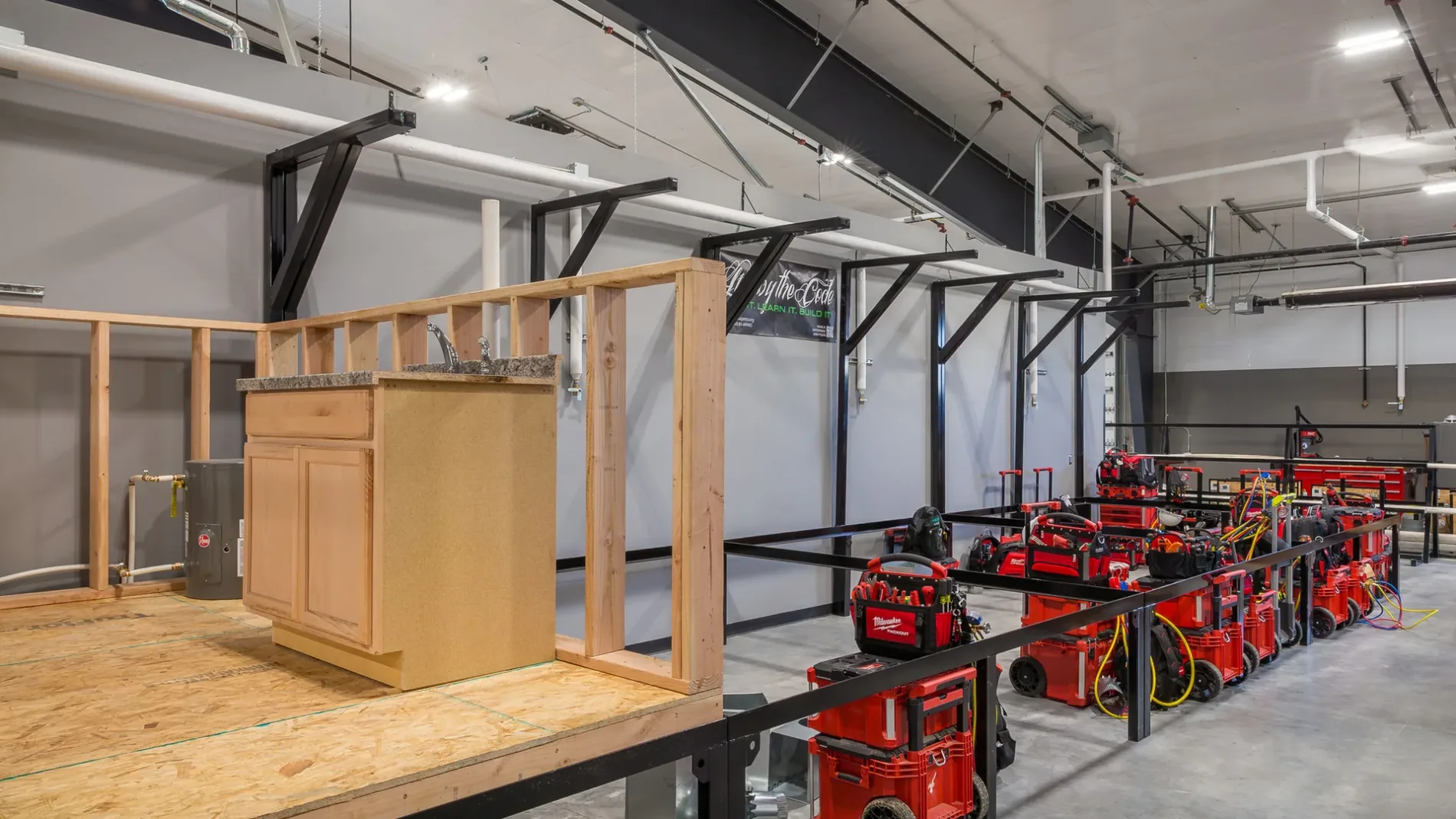 Hansen Construction Career Center Learning Space