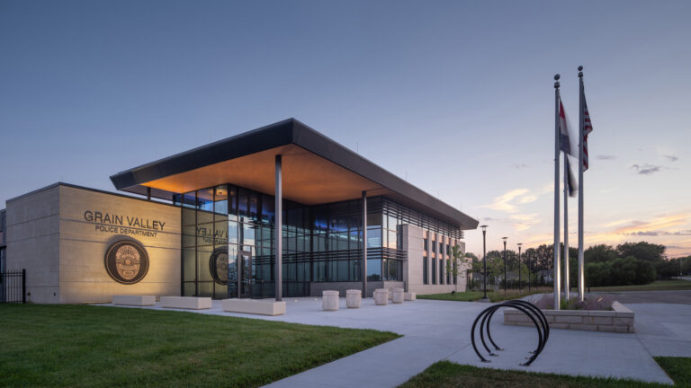 Exterior of Grain Valley Police Department